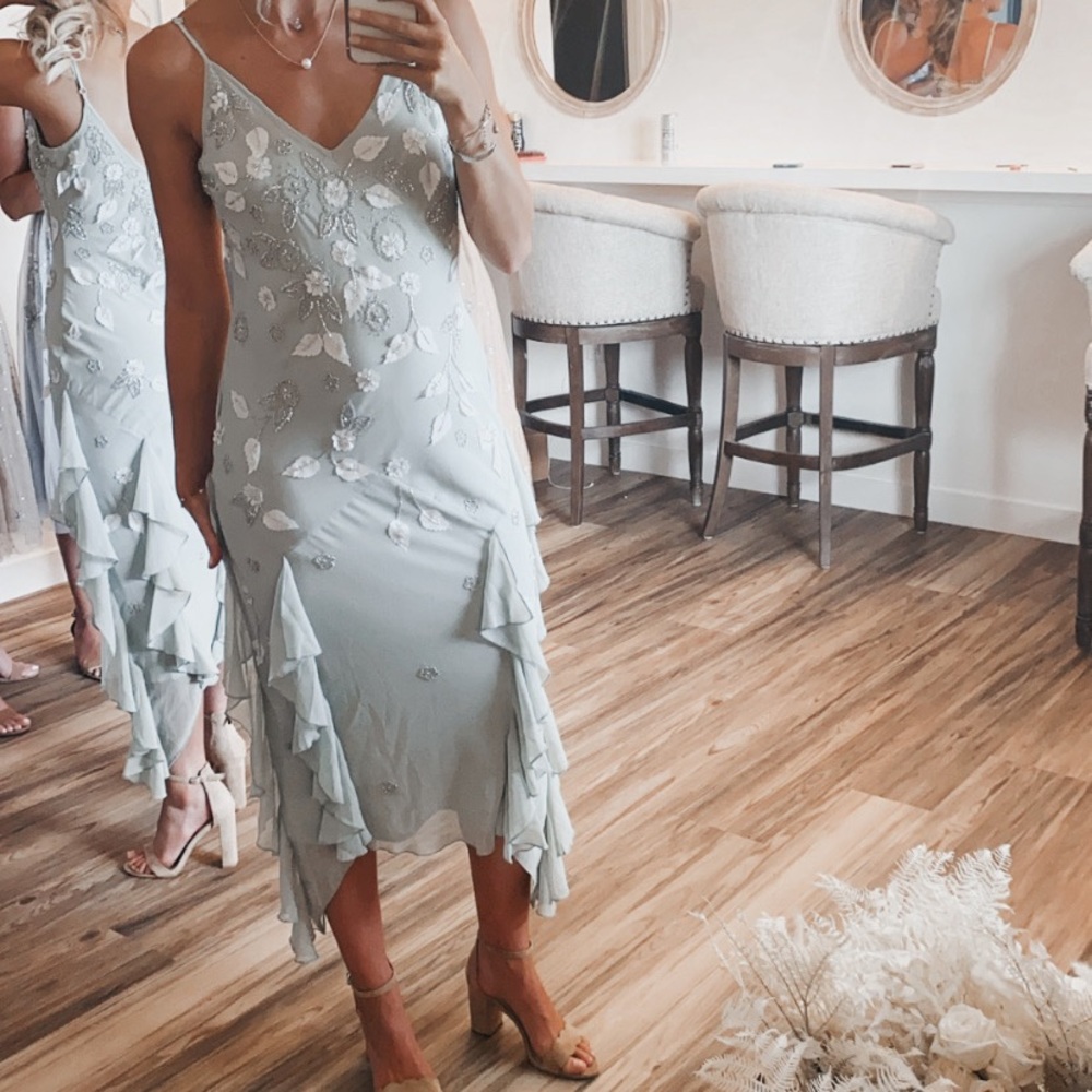 ASOS midi sequin dress